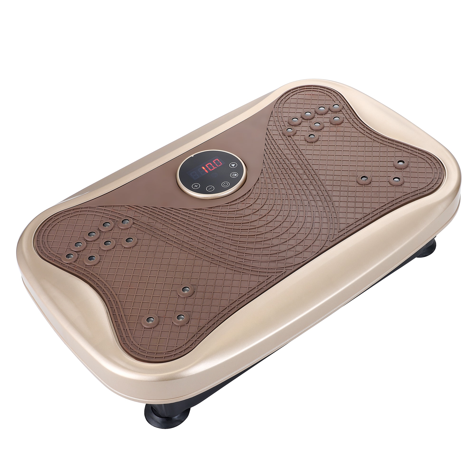 Vibration Plate Fitness Platform Whole Body Exercise Machine With 120 Speed Levels, Lymphatic Drainage, Fat Burning, And Weight Loss, Perfect For Women, Men, And Home Gym Exercise_voghion.com
